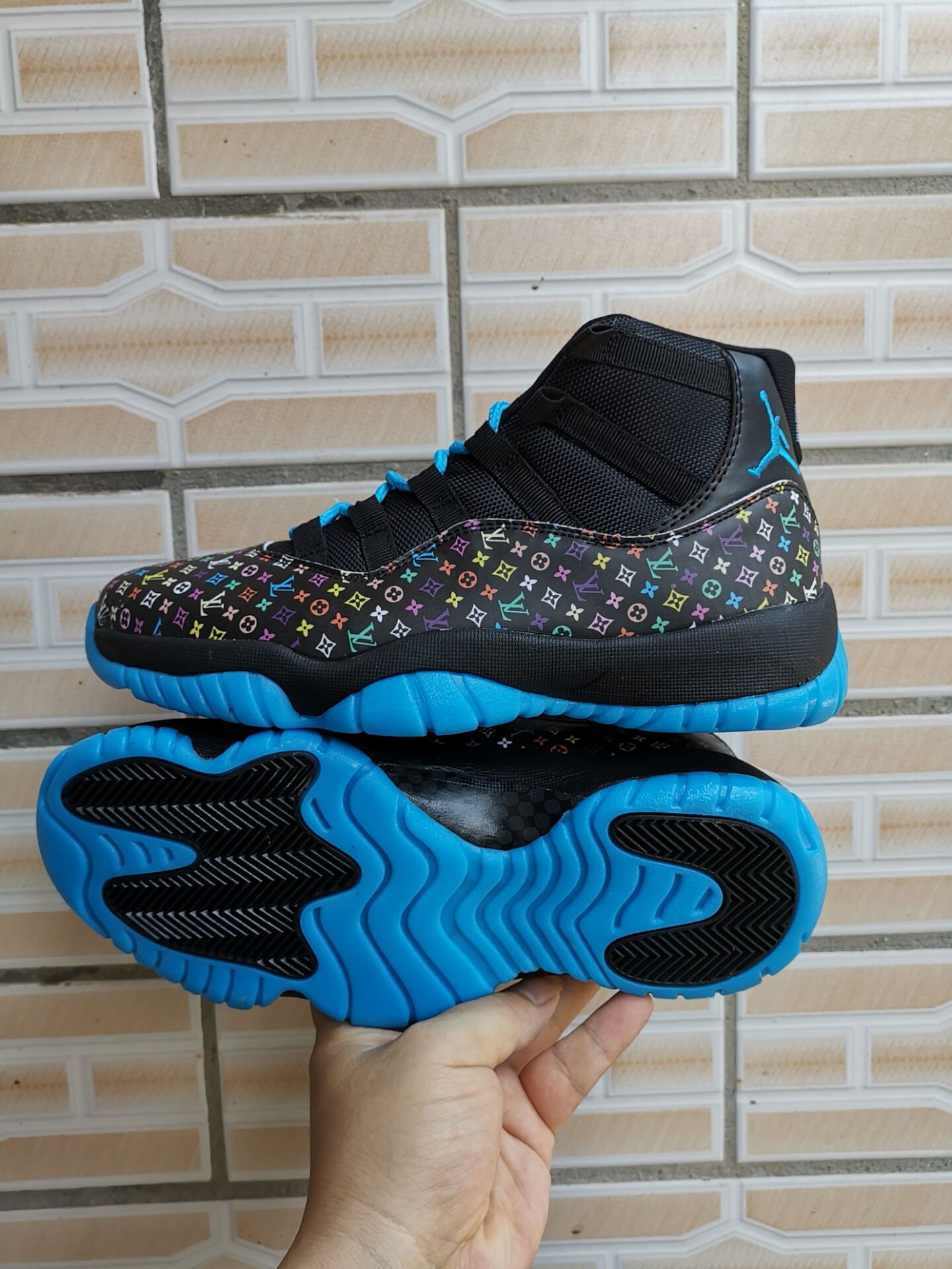 2019 Air Jordan 11 Retro Black Jade Colorful Shoes